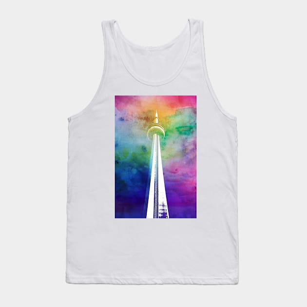 CN Tower, Toronto (Watercolor) Tank Top by goldstreet